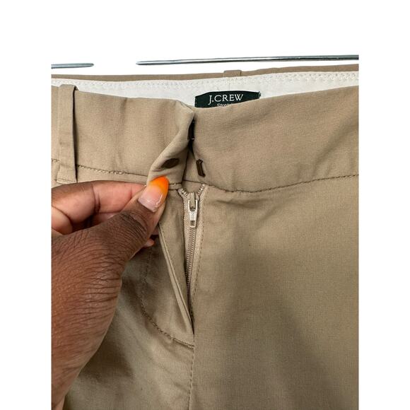 J.Crew City Fit Pants Tank Khaki Stretch Boot Cut Office Work Career Size 2S - Picture 6 of 9